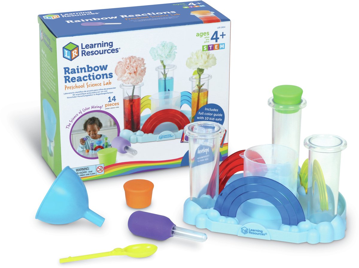 Learning Resources rainbow reactions preschool science lab - 3+