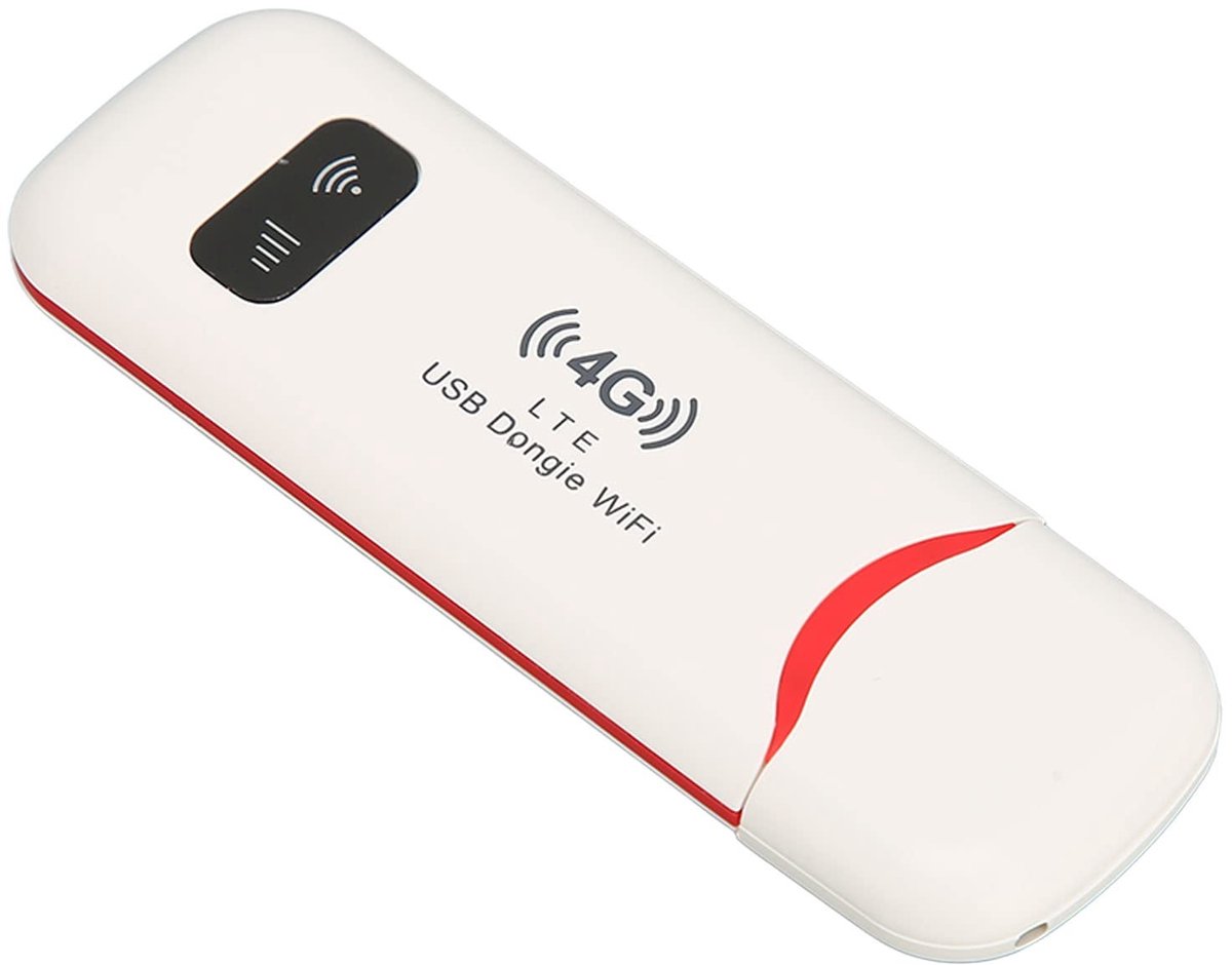aladdien - Mobiele hotspot - Draagbare 4G wifi-stick - Ondersteunt 10 gebruikers - Wit - USB hotspot-apparaat - Ideaal voor reizen - Compact model