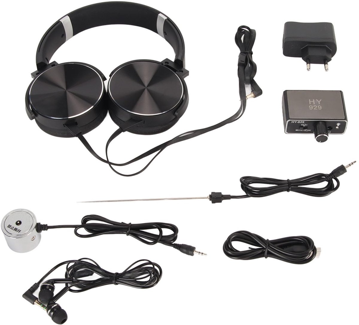 ONF3 - Waterlekkagedetectorkit - Dubbele Sonde - Hoge gevoeligheid - EU-stekker - Waterlekkagedetector - Huishoudelijk gebruik - Thuis