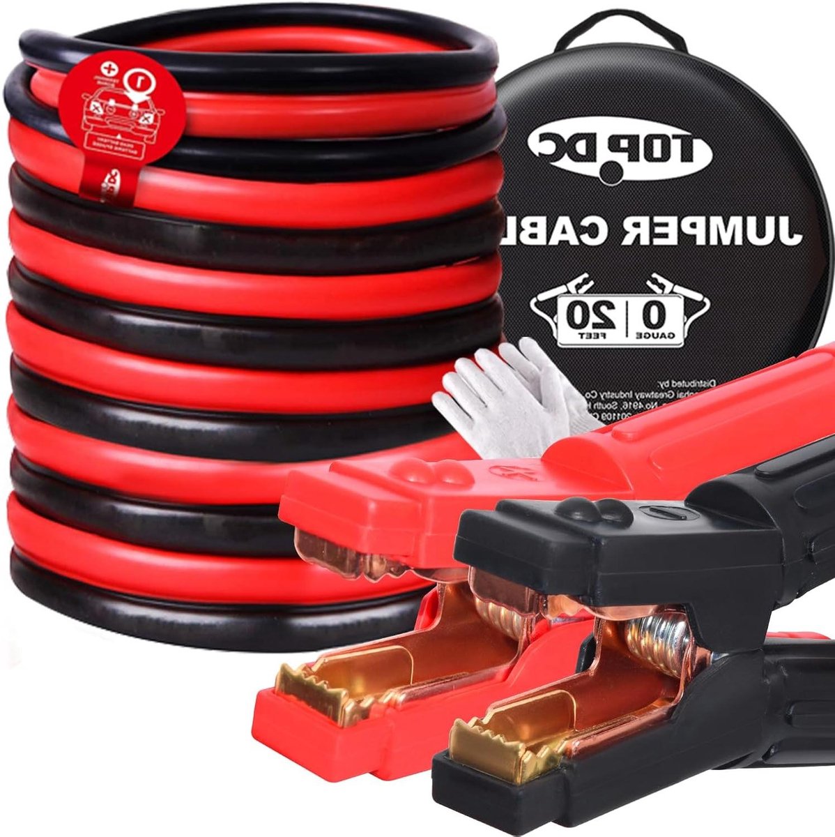 Overbruggingskabel - Startkabels - Accu Starten - Heavy Duty - 6 meter - Zwart