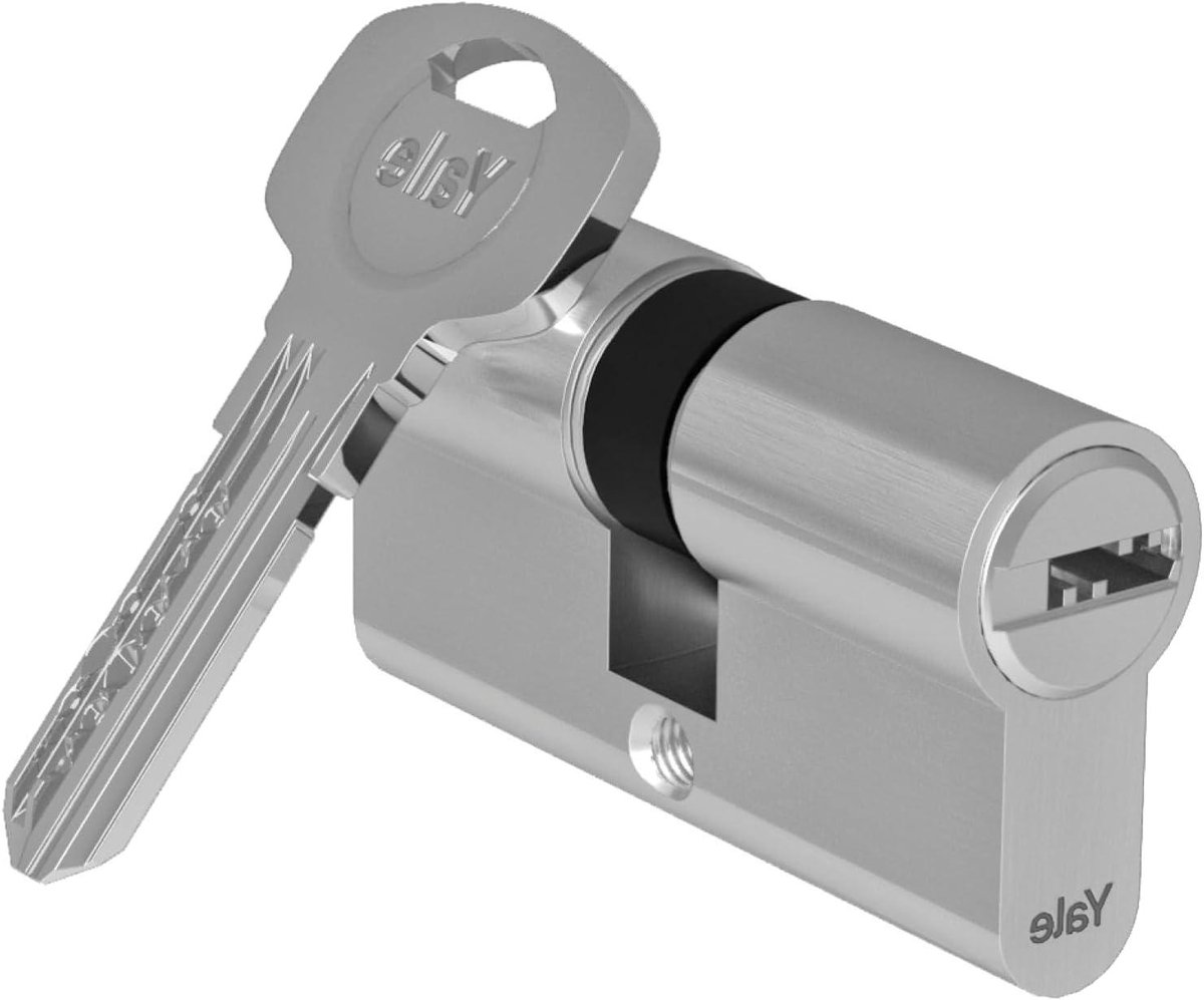 Veiligheidscilinder Deur - Slotcilinder Europrofiel - Huis Beveiligen - Met Noodfunctie - 40/40 mm - Nikkel