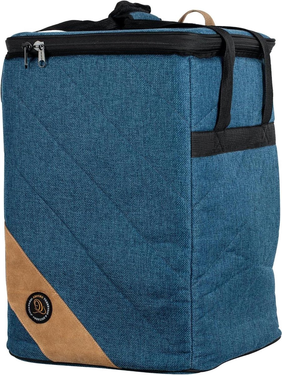 Cajon Tas - Percussie Tas - Muziek Transport - Traditionele Stijl - 1.16 Kilogram - Blauw