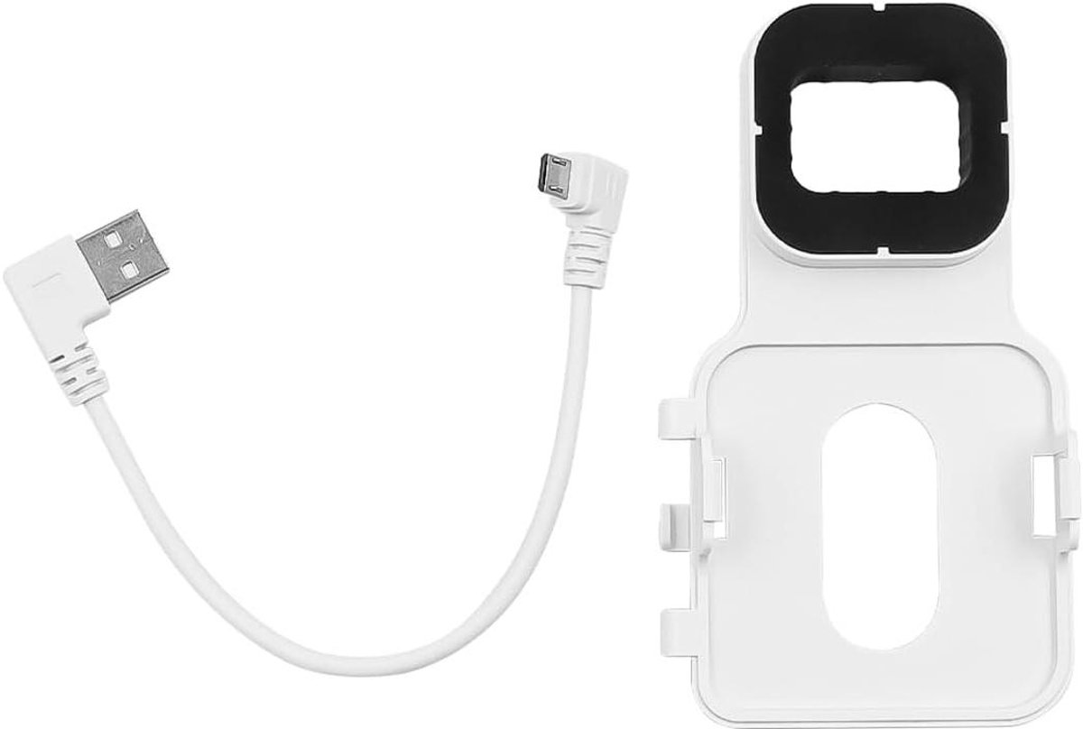 Stopcontact Houder - Module Muurbeugel - Camera Beveiligen - Eenvoudige Montage - 5 x 5 x 5 cm - Wit