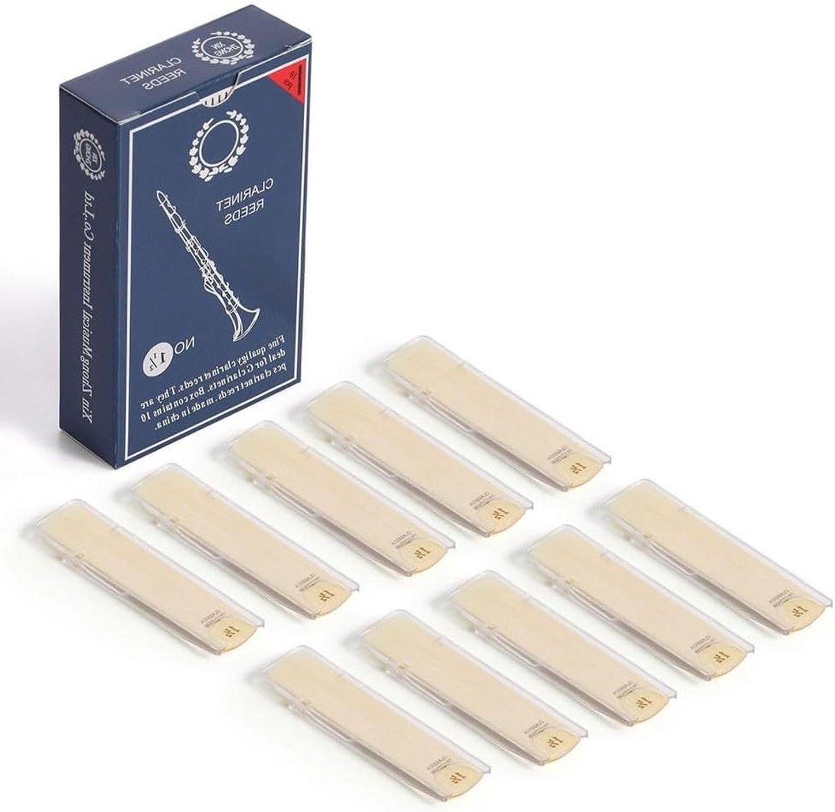 Klarinet Rietjes - Bb Klarinet Accessoires - Muziek Maken - Gladde Constructie - 10 stuks - Geel