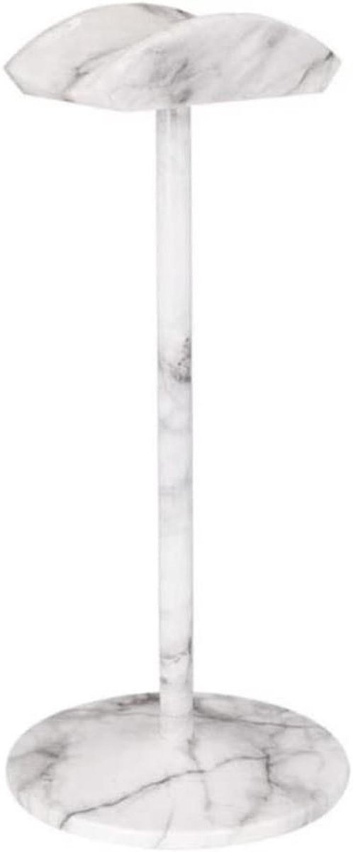 Hoofdtelefoon Houder - Headset Stand - Bureau Organisatie - Gebogen Ontwerp - 13 x 28.5cm - Marmer