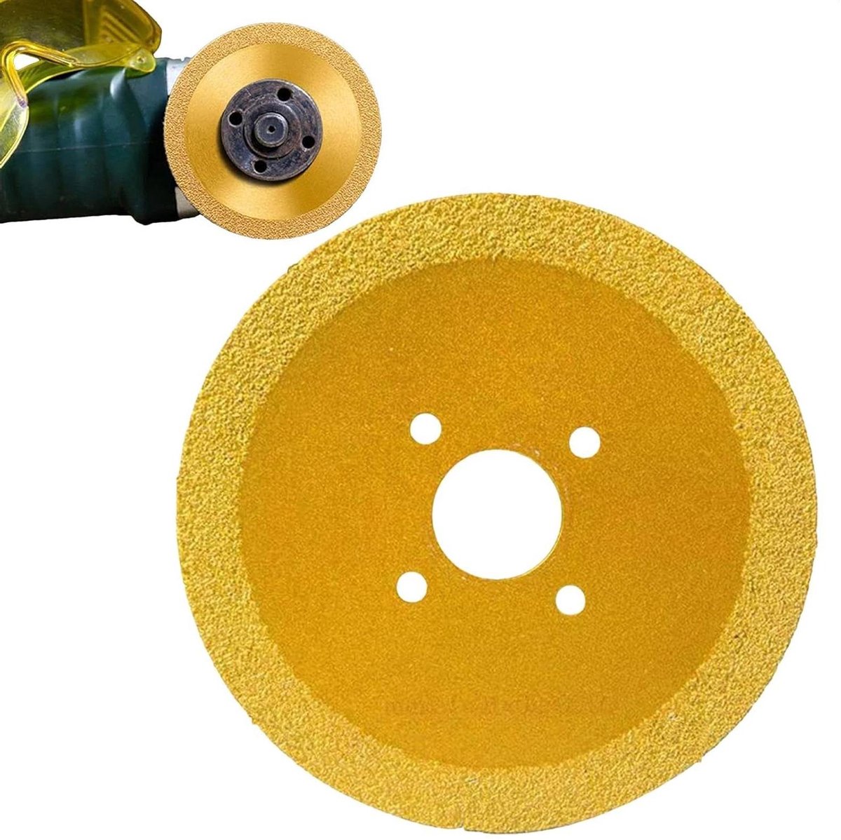 Tegelsnijmachine - Keramische tegelzaag - Snel Tegels Snijden - Verbeterde Efficiëntie - 100x10mm - Goud