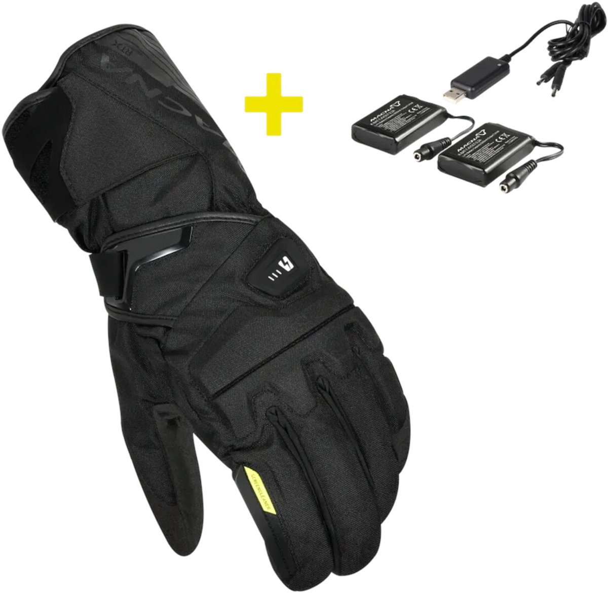 Macna Foton 2.0 RTX verwarmbare waterdichte motorhandschoenen Kit -