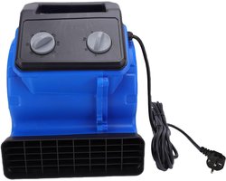 Vloerventilator - Tapijtdroger - Snelle Droging - 3 Snelheden - 300W - Grijs
