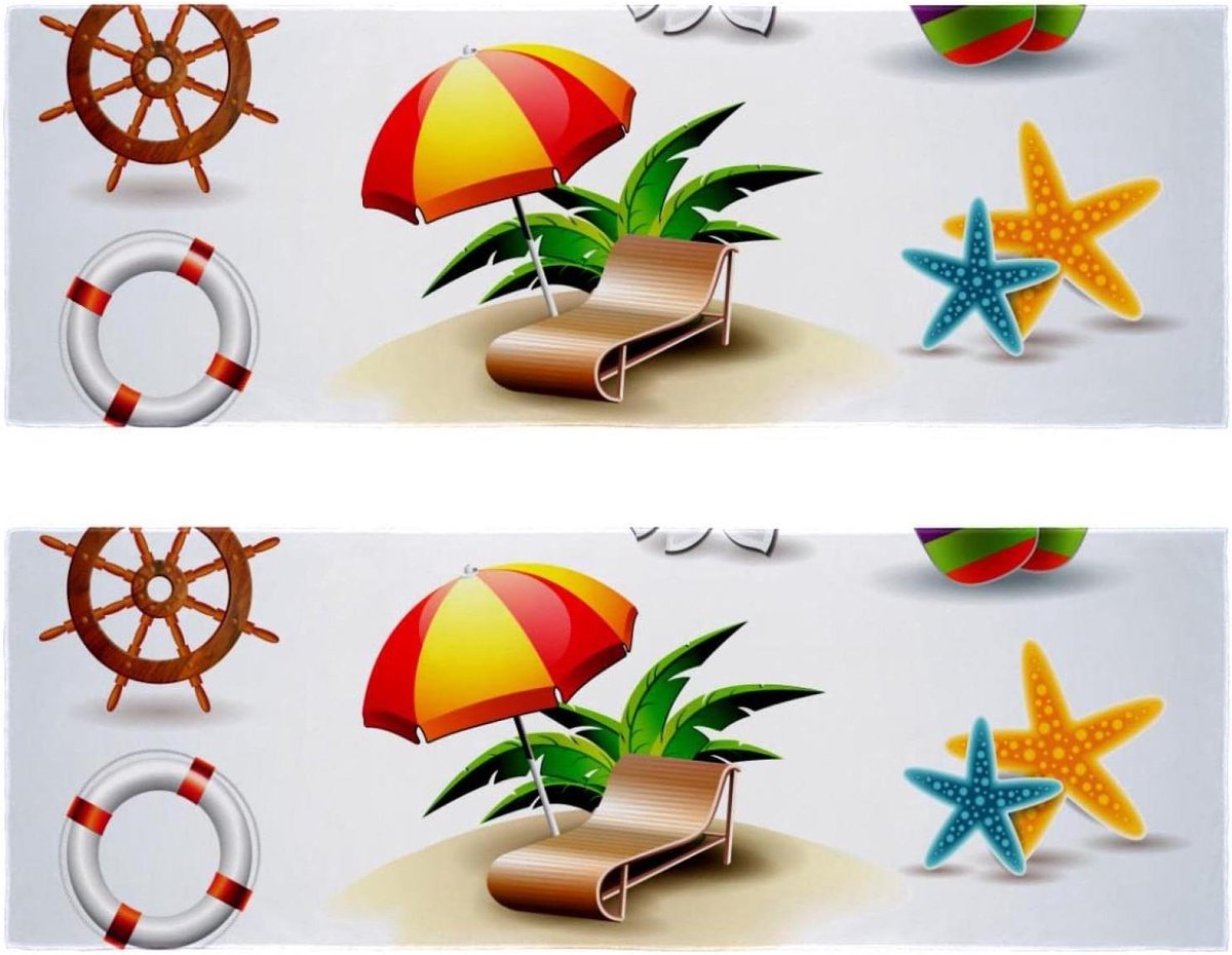 Microfiber Handdoeken - Sport Handdoeken - Outdoor Activiteiten - Lichtgewicht Compact - 2 Stuks - Meerkleurig
