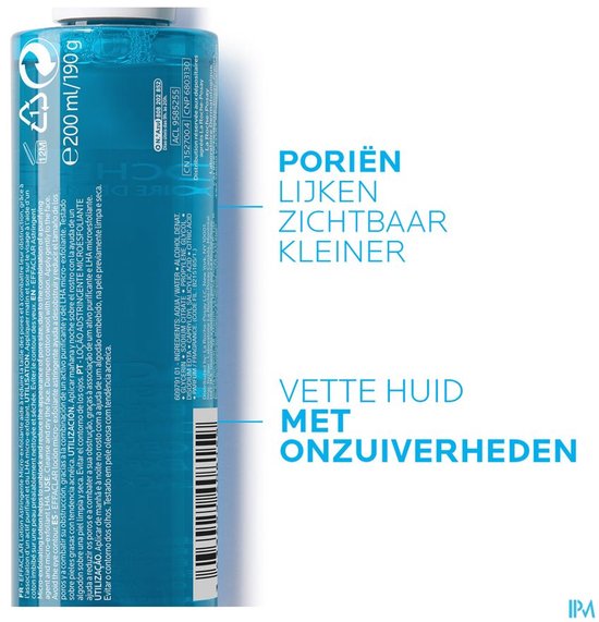 La Roche-Posay Effaclar micro-exfoliërende adstringerende lotion 200ml