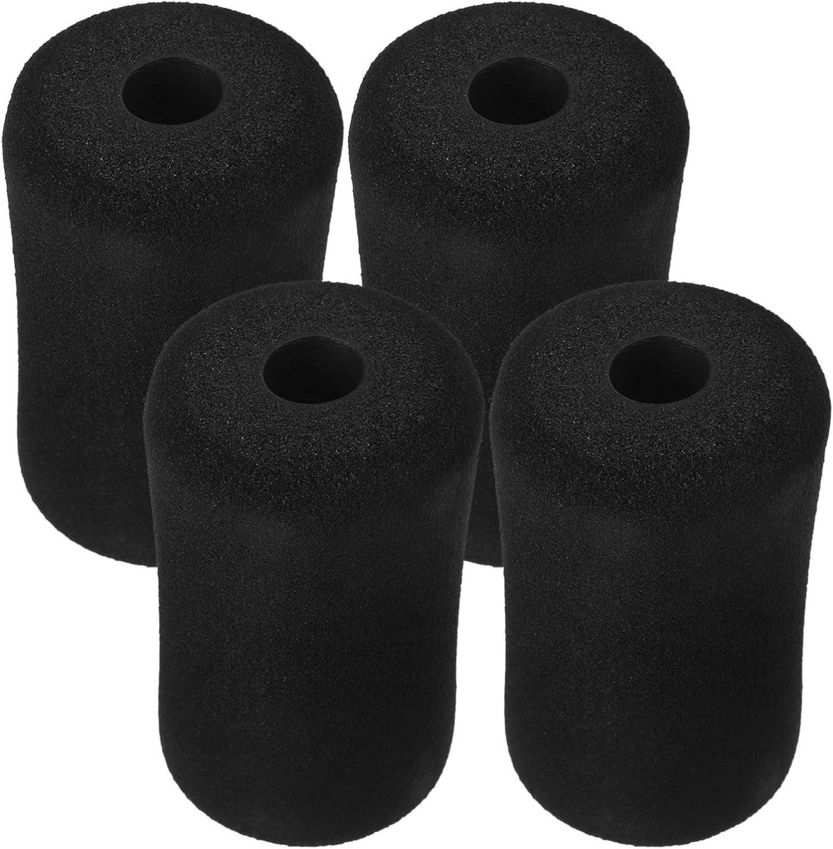 Fitness Apparatuur Schuimafdekking - Oefenmachine Pads - Comfortabel Trainen - Duurzame Constructie - 13.5 x 7.5 cm - Zwart