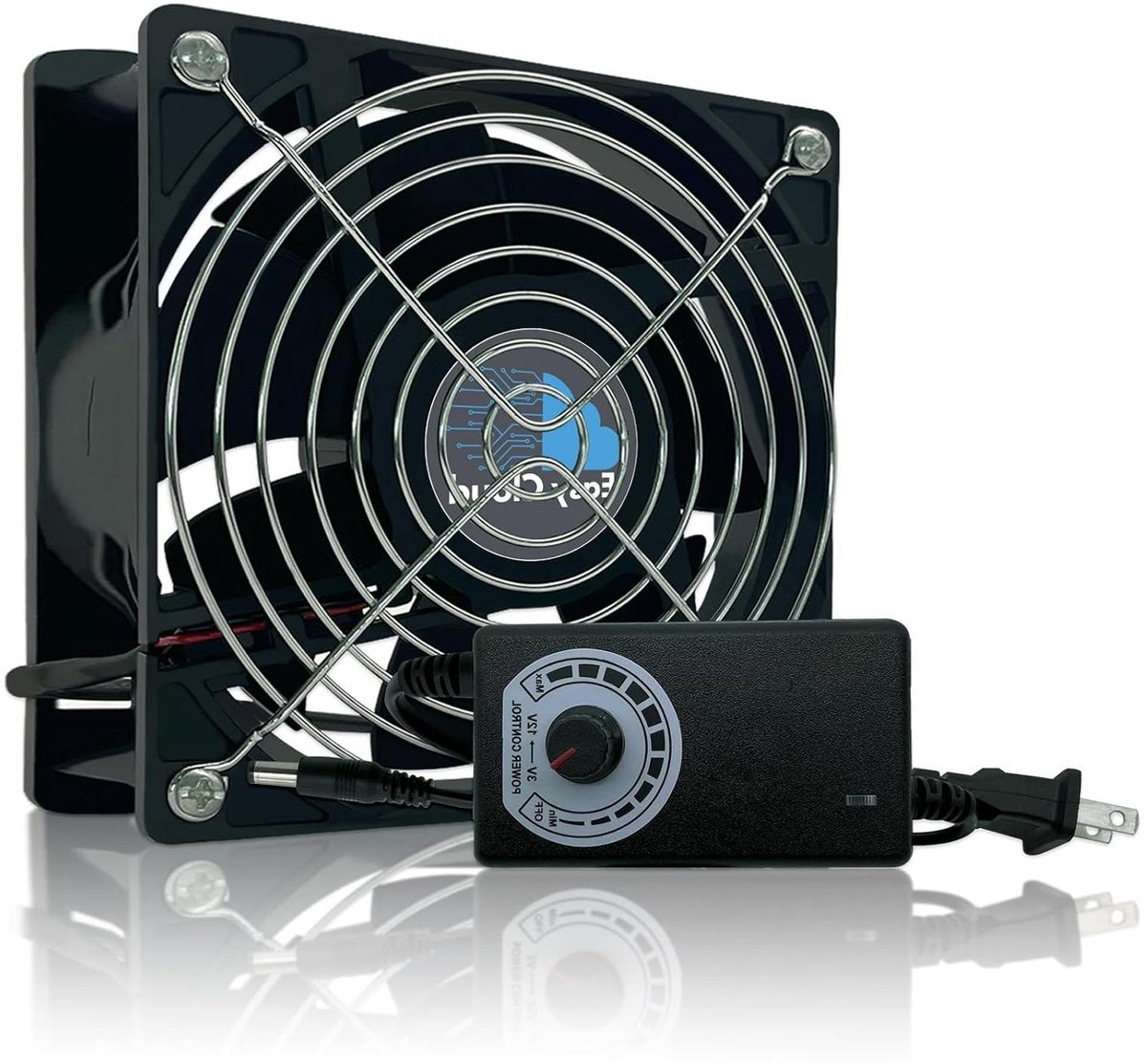 Axiale Ventilator - Muffin Fan - Apparaten Koelen - Variabele Snelheid - 120mm - Zwart
