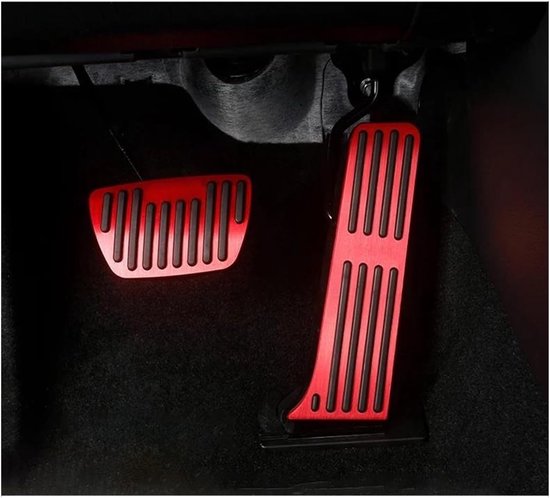 Pedaalhoezen Set - Auto Interieur - Veiliger Rijden - Antislip Rubber - Standaard Maat - Zwart — afbeelding 4