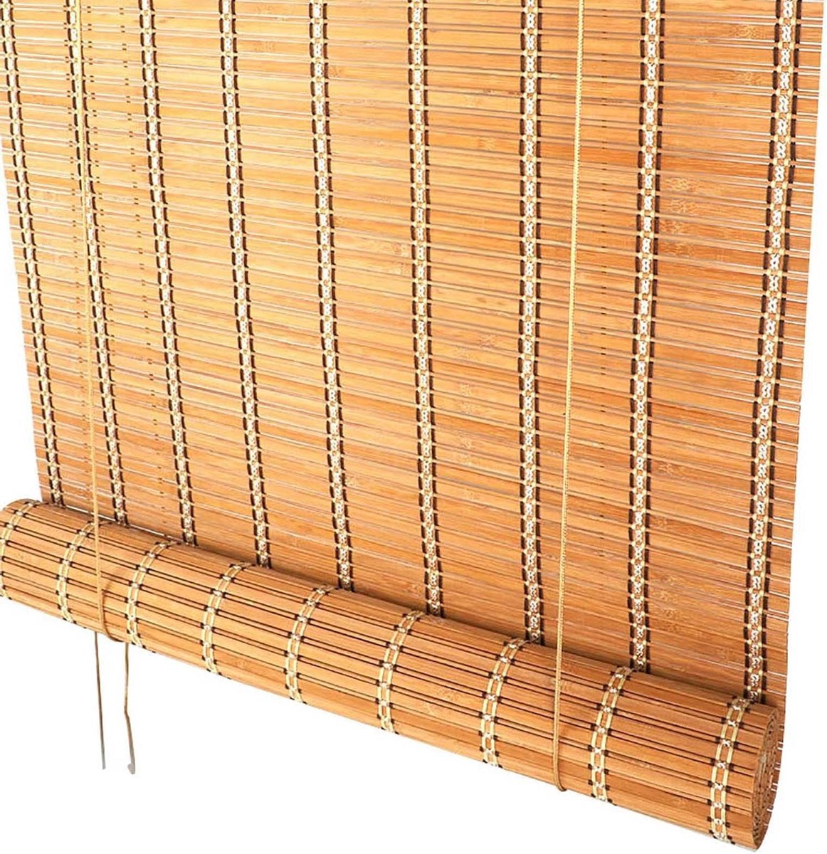 Bamboe Rolgordijnen - Natuurlijke Bamboe Shades - Privacy en Zonwering - Ademend en Lichtf