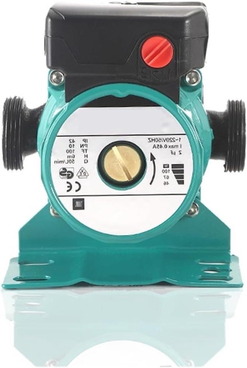 Verwarmingspomp - Circulatiepomp - Centrale Verwarming - Groot Kanaalontwerp - 100W 32mm - Zwart