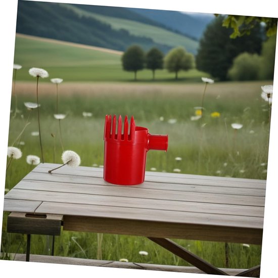 Fruit Pluk Gereedschap - Bessen Schep - Fruit Oogsten - Beschermt Tegen Beschadiging - 13 cm - Rood — afbeelding 3