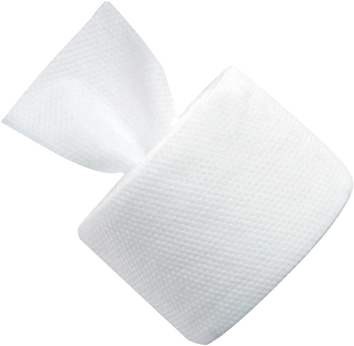 Wegwerp Washandjes - Gezichtsdoekjes Wipes - Make-up Verwijderen - Nat en Droog Gebruik - 13 x 13 cm - Wit