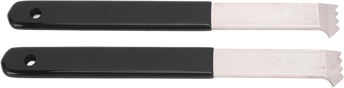 Bestratingsverwijderaar - Steen extractor - Tuinonderhoud - Comfortabele grip - 23 cm lengte - Grijs
