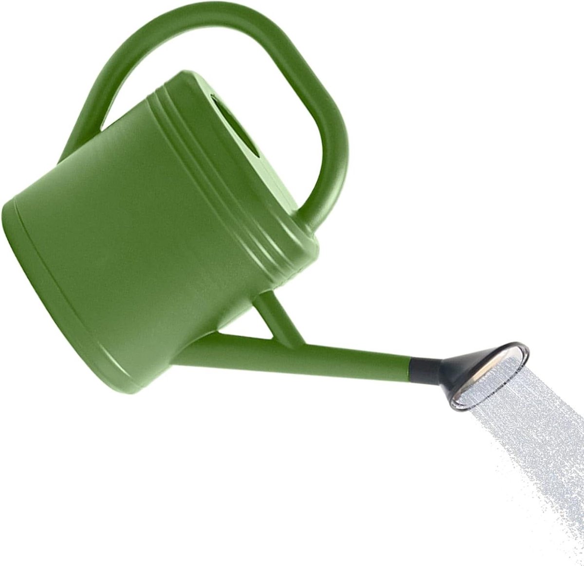 Ergonomische Gieter - Kamerplant Waterpot - Planten Water Geven - Afneembaar Mondstuk - 3 Liter Capaciteit - Legergroen