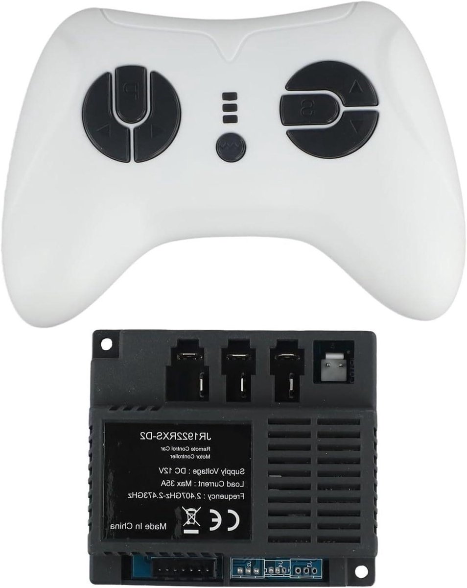 Afstandsbediening Ontvanger Set - Kinderauto Onderdelen - Elektrische Auto Besturen - Snelle Frequentie Koppeling - 12V Compatibel - Afgebeeld