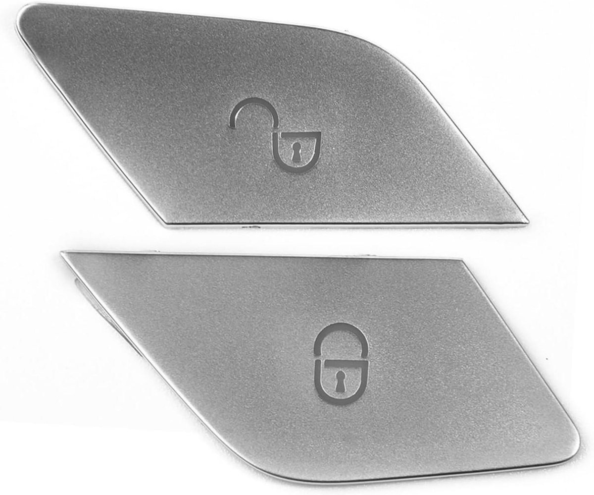 Raam Schakelaar - Knoppen Afdekking - Auto Interieur - Directe Vervanging - 10x10mm - Zilver