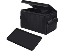 Kofferbak Organizer - Auto Opberger - Auto Opruimen - Opvouwbaar Met Deksel - 50x30x30 cm - Zwart