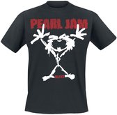 Pearl Jam Stickman Heren T-shirt - zwart - XL