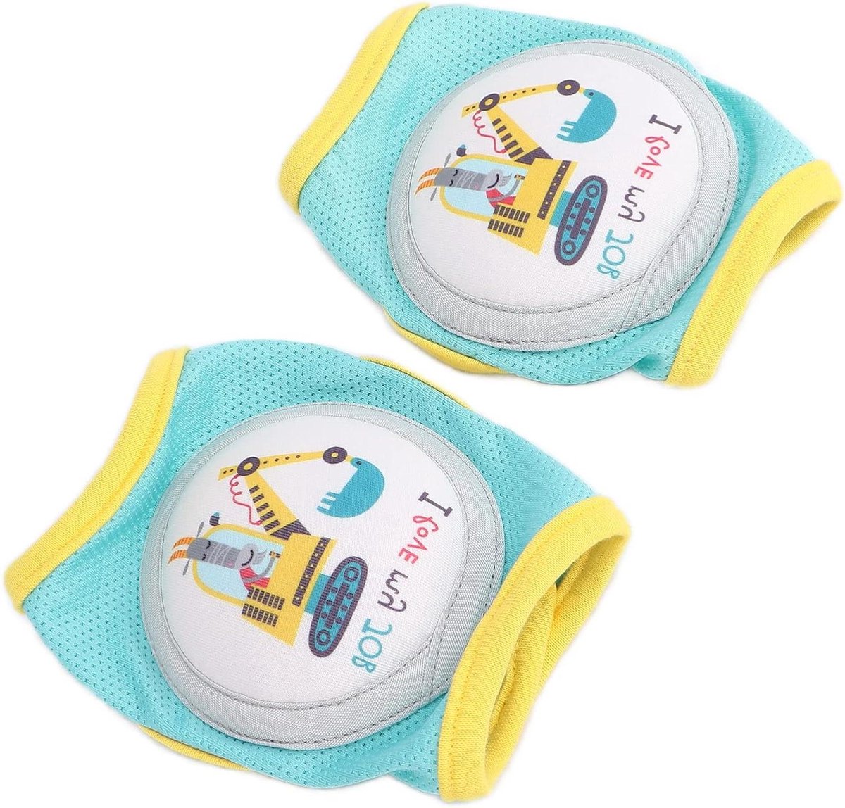 Baby Kniebeschermers - Peuter Beschermers - Veilig Kruipen - Ademend Polyester - 27x15 cm - Unisex