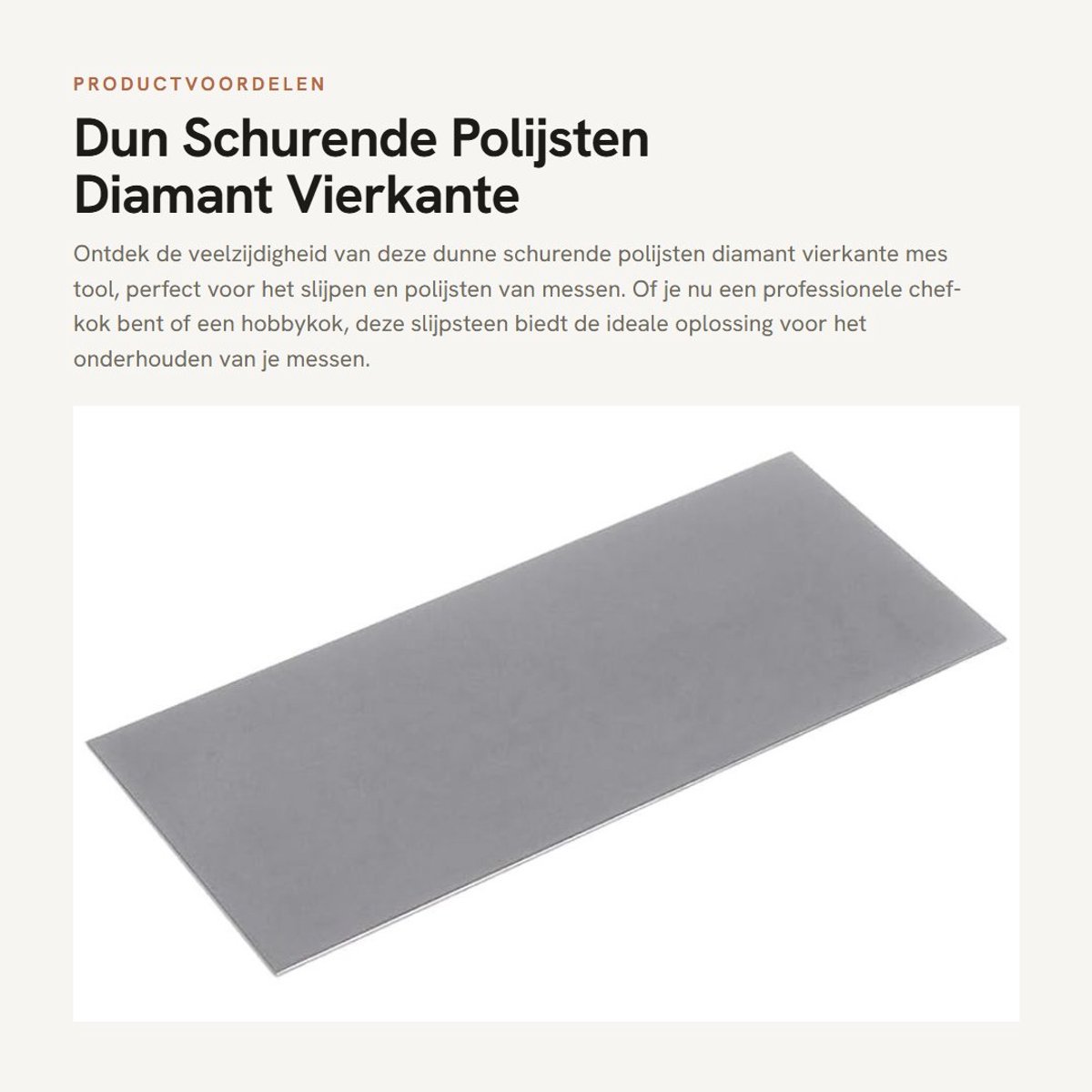 Dailygoods- Slijpsteen Diamant 17x7,5 cm - Slijpsteen voor Messen - Korrel 80 tot 3000 - Schurende Polijststeen - Lichtgewicht 100g - Nieuw - Slijpblok