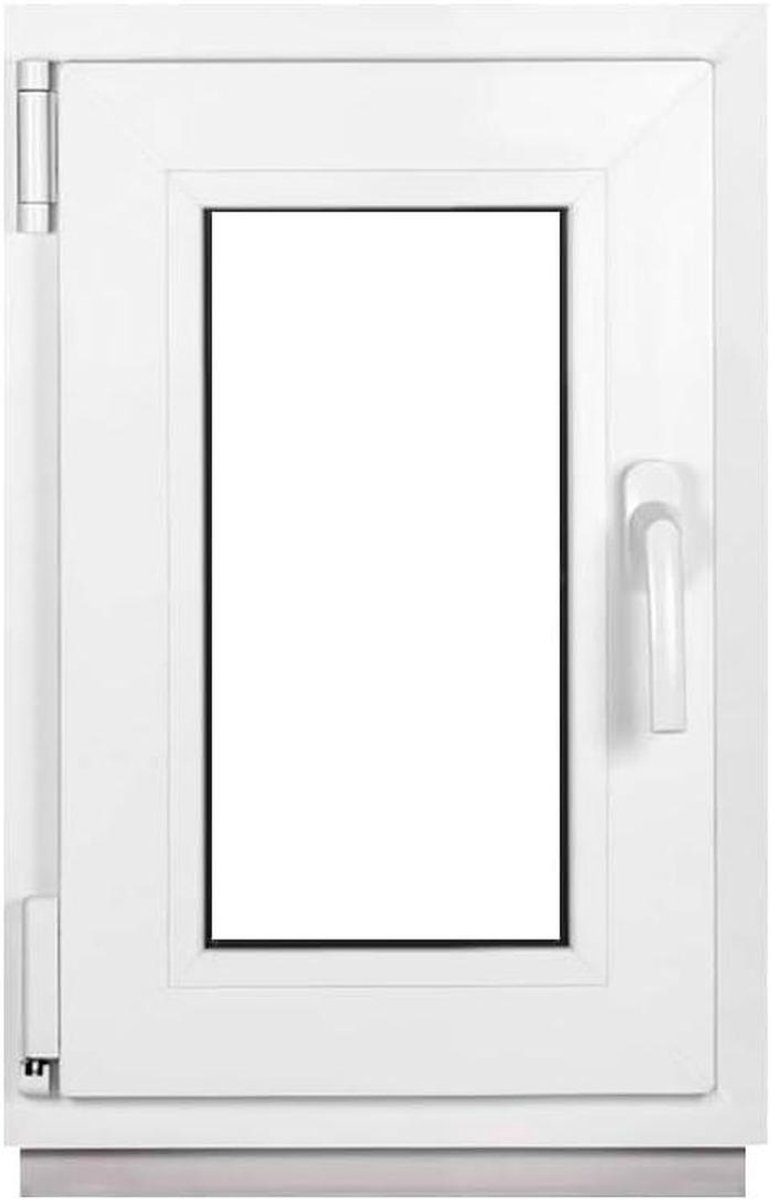 Kleine Kelderraam - Draaikiepraam - Ventilatie en Licht - Triple Glas - 40x60 cm - Wit
