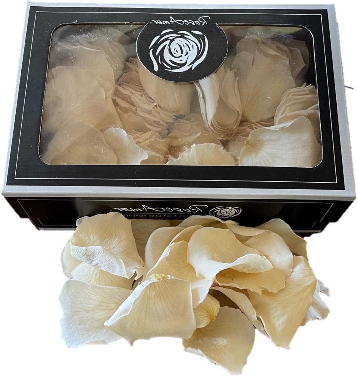 Rozenblaadjes - Echte bloemblaadjes - Decoratie voor feesten - Zijdezacht en natuurlijk - 100 gram - Chateau