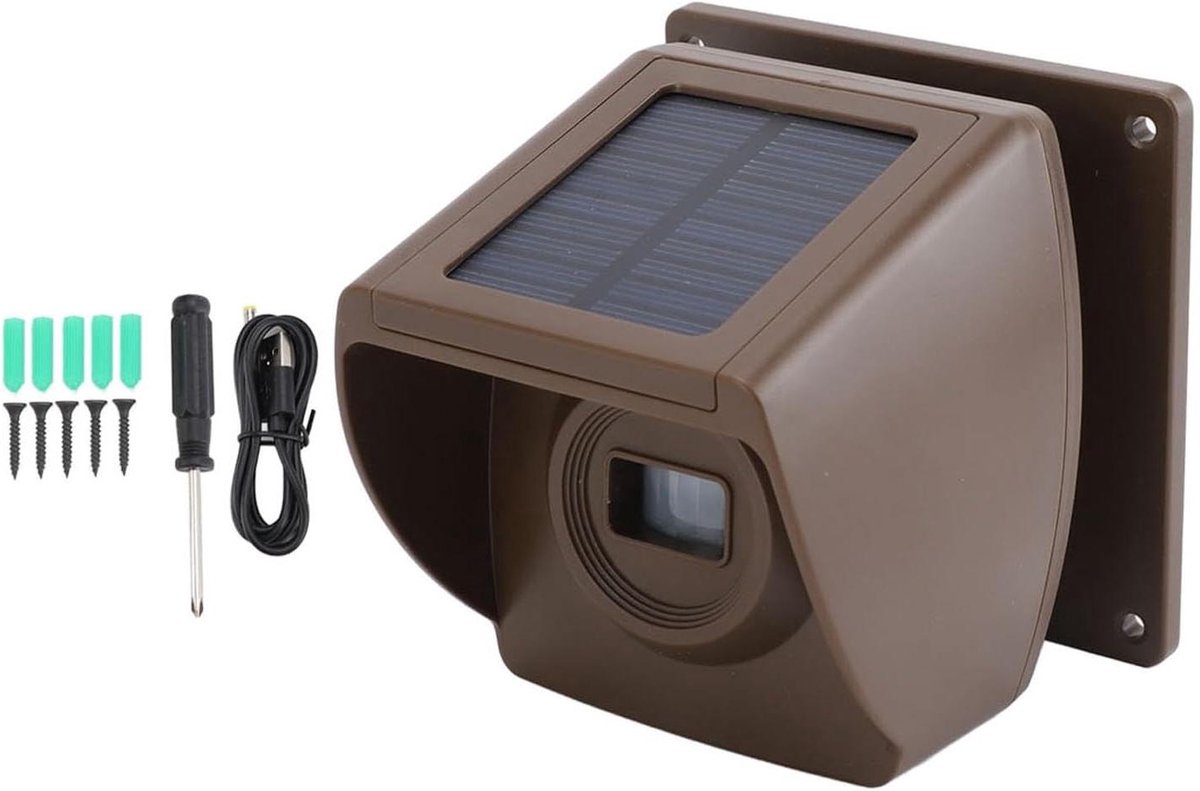 Driveway Alarm System, 800 Meters Long Transmission Range, Fully Weatherproof Solar Powered Wireless Driveway Alarm Outdoor Motion Sensor Detector DIY Security Warning System