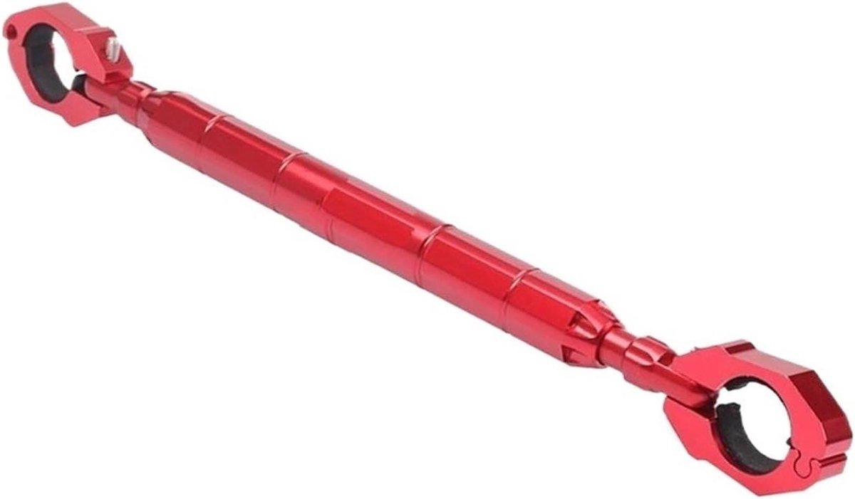 Motorfiets Stuurversteviging - Balansgrepen Cross Bar - Stabiliteit Verbeteren - Verstelbare Lengte - 27-31 cm - Rood