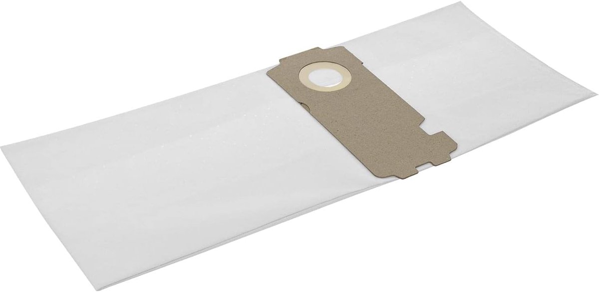 Stofzuigerzakken - Filterzakken Cilinderzakken - Stofzuigen - Gennaaide Zakken - 10 stuks - Wit