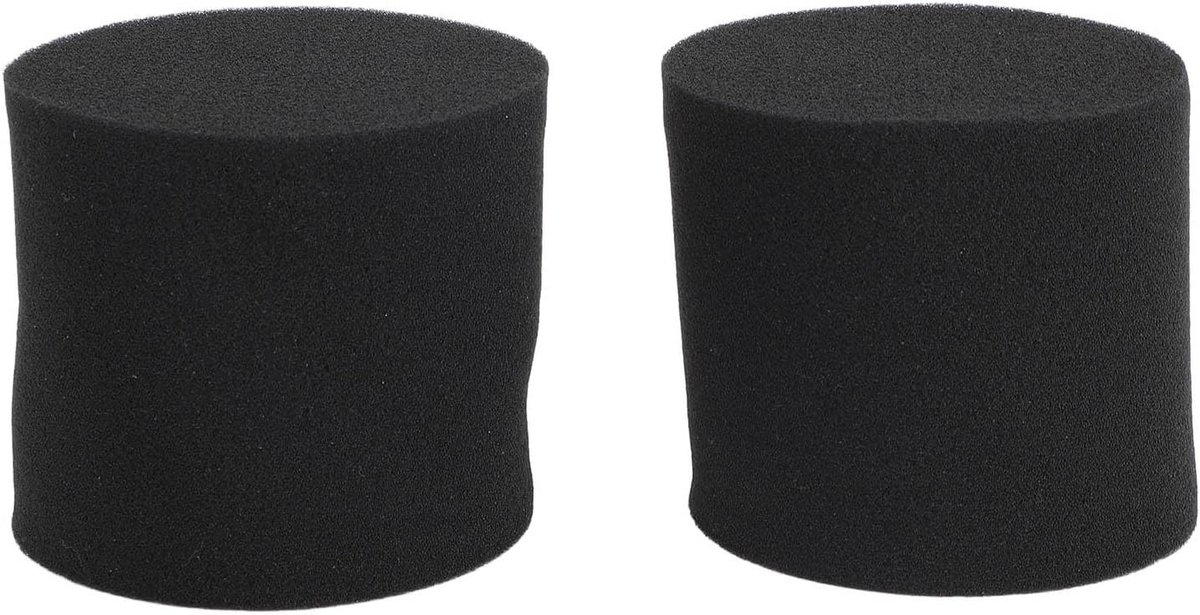 Speaker Foam Plugs - Poorten Dempers - Geluid Verbeteren - Vermindert Windruis - 90mm Diameter - Zwart