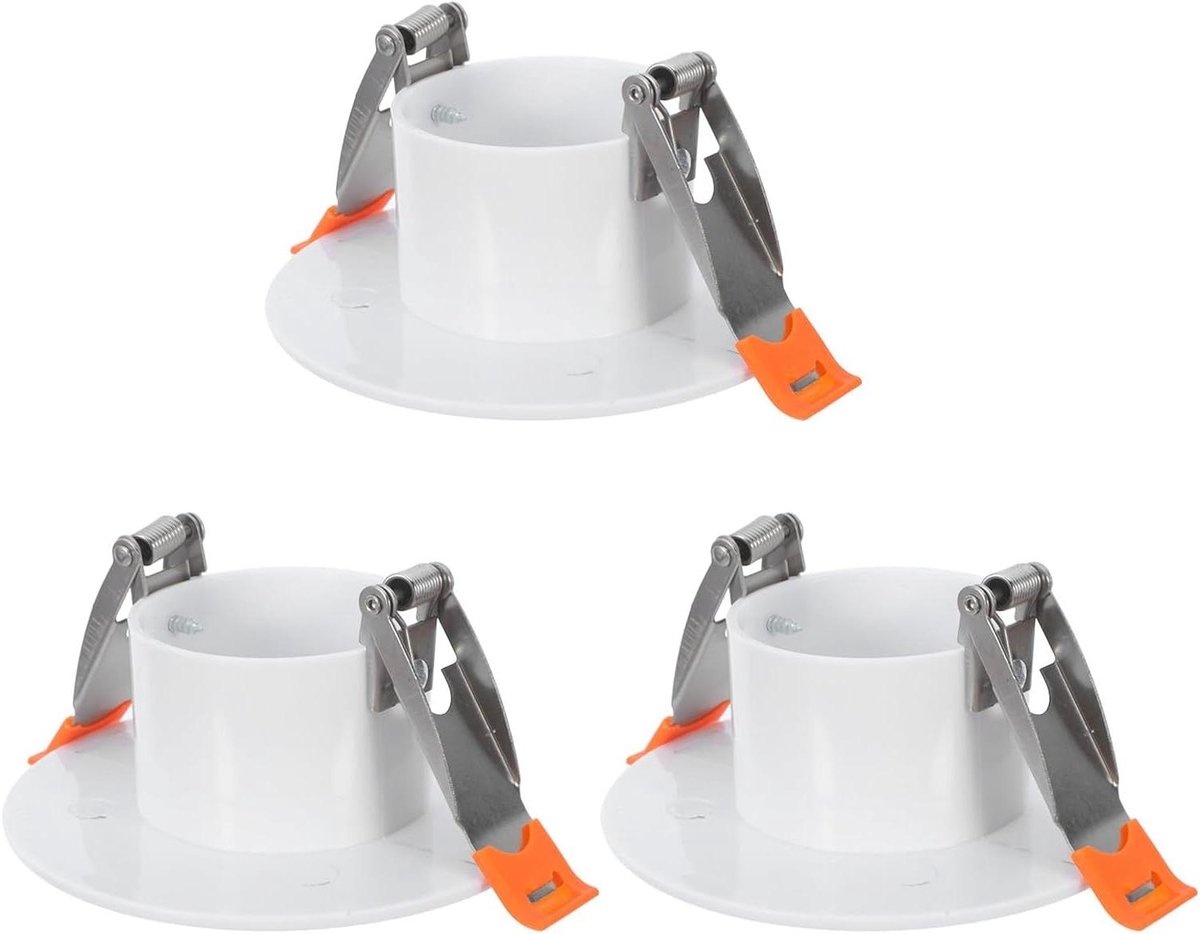 Afdekplaatjes Airco - Wanddoorvoer Afdekking - Muurafwerking Buiten - Stijlvolle Bescherming - 11.6 x 9.6 cm - Wit