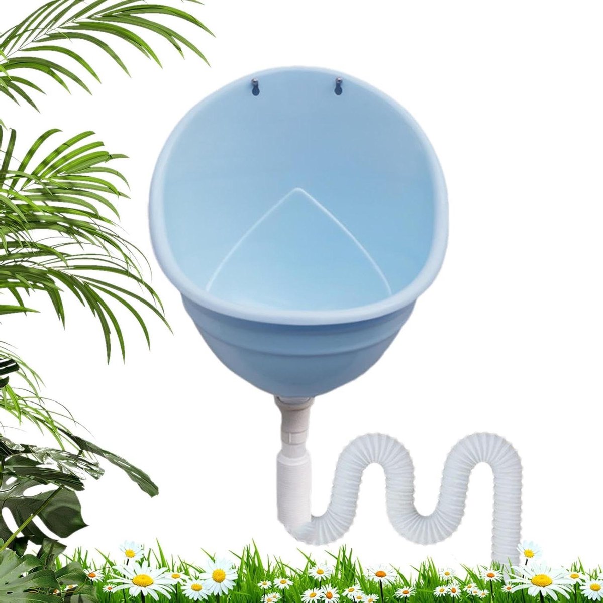 Waterloos Urinoir - Urine Afleider - Buiten Kamperen - Ontwerp Zonder Spoeling - 150cm Pijp - Blauw