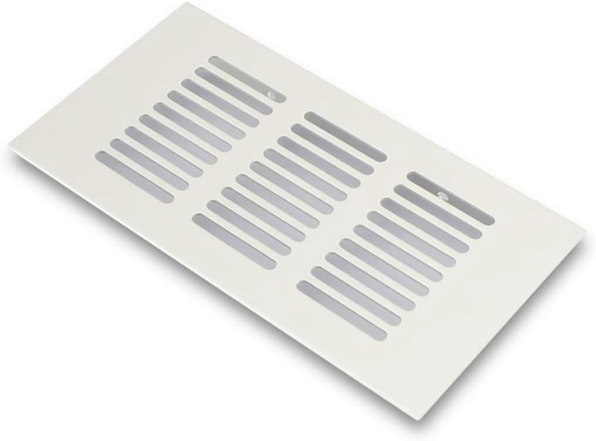 Ventilatierooster - Kast Ventilatie - Luchtcirculatie Bevorderen - Aluminium Legering - 50x225 mm - Aluminiumkleur