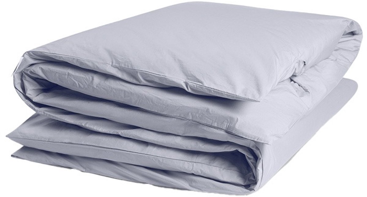 Yumeko dekbedovertrek percal katoen lavendel blauw 140x200 (zonder slopen) - Bio, eco & fairtrade Lavender Blue