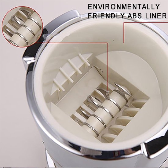 Handmatige IJscrusher - IJs Blender - Drankjes Maken - Transparant Deksel - Compact Ontwerp - Transparant — afbeelding 4
