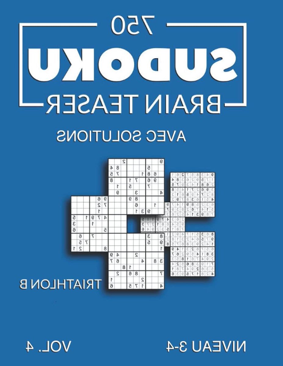 Sudoku Puzzel Boek - Hersenkrakers Logica Spel - Hersenen Trainen - 750 Puzzels - Groot Formaat - Niet Gespecificeerd