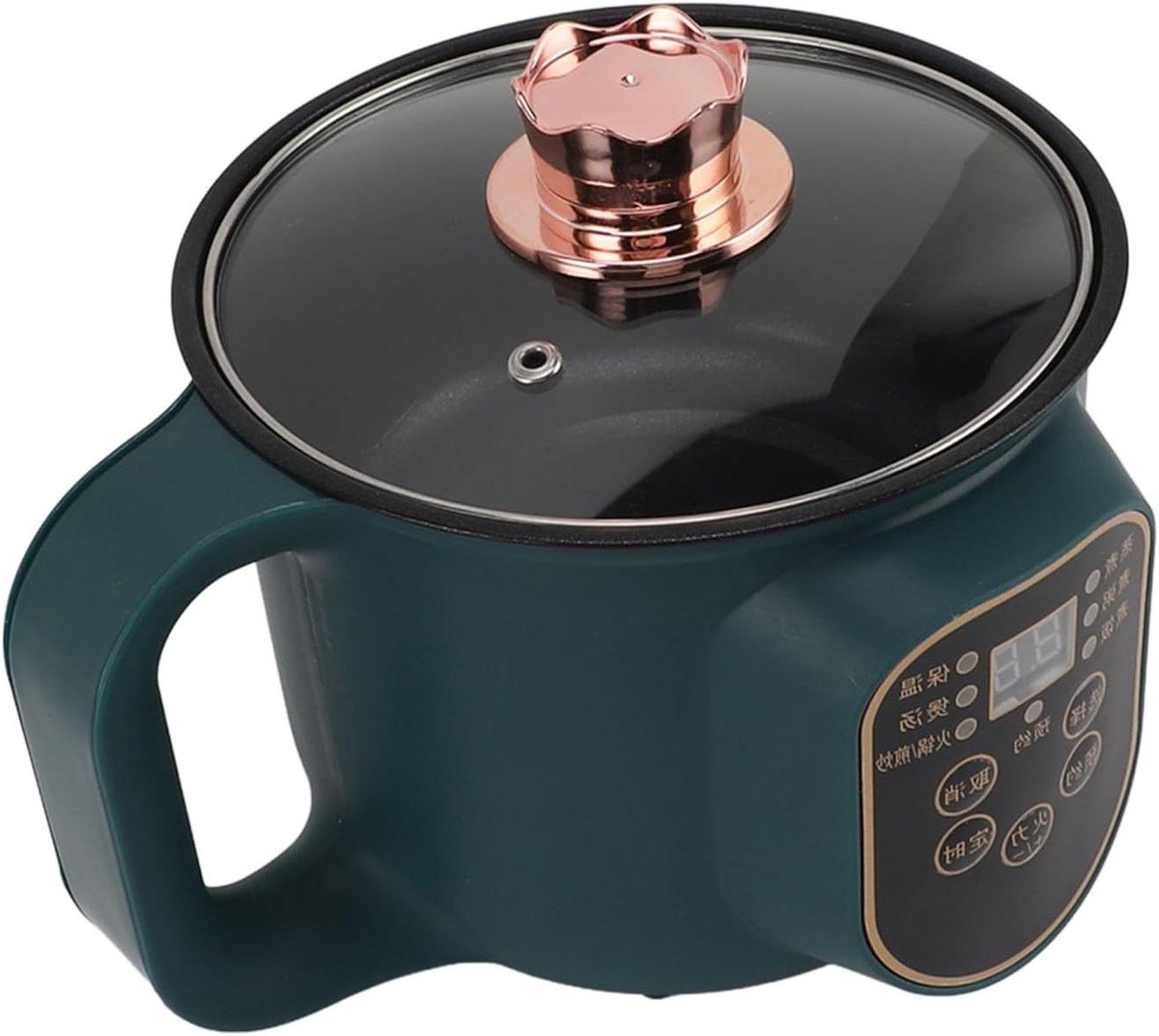 Acouto Elektrische Kookpot .8l 600W Draagbaar Gemakkelijk Te Noedel Ramen Pot voor Feestkeuken Slaapzaal Us Plug u Gemakkelijk Kook Schotel Elektrisch Kookpotelektrisch Koker Elektrisch Warm (EU