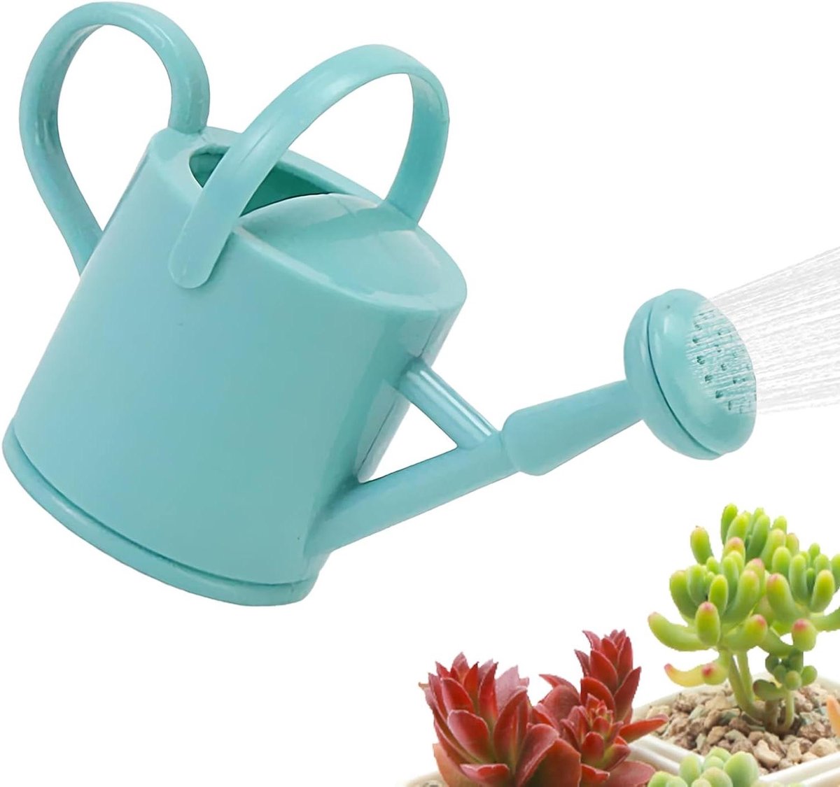 Kinder Gieter - Kleine Waterkoker - Plantjes Water Geven - Roterende Tuit - 37 x 72 x 37 cm - Groen