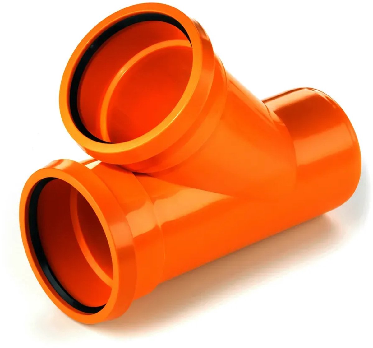 REHAU AWADUKT PP T-stuk DN 250/250, 45 graden, 12376741005