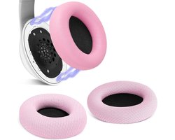 Geekria SNAP oorkussens vervangset voor Beats Studio Pro koptelefoons, magnetische easy-switch oorkussens, ruil je in seconden, oorkapselhoes (proteïneleer+mesh, 2 paar)