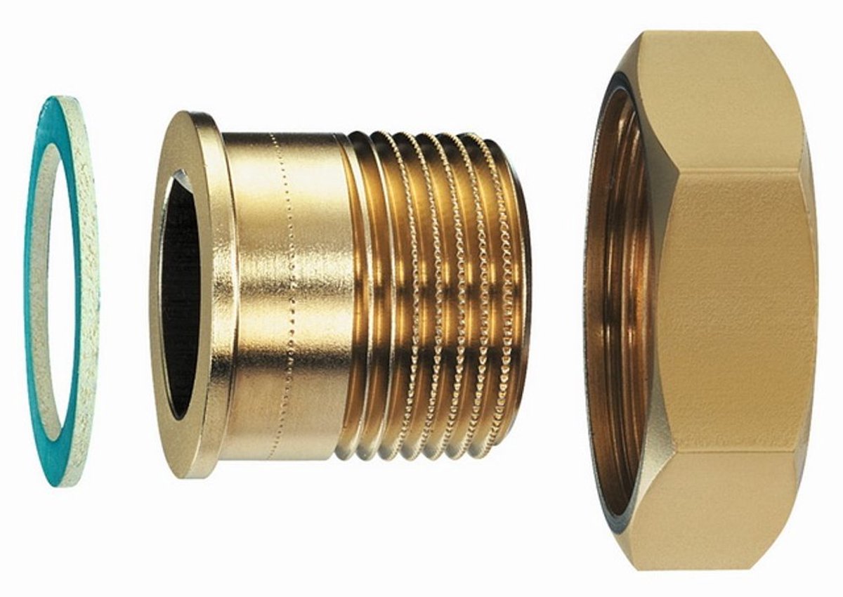 IMI Hydronic Engineering HEIMEIER Koppeling met schroefnippel R 1, voor DN 25, vlakdichtend, 0601-04.350