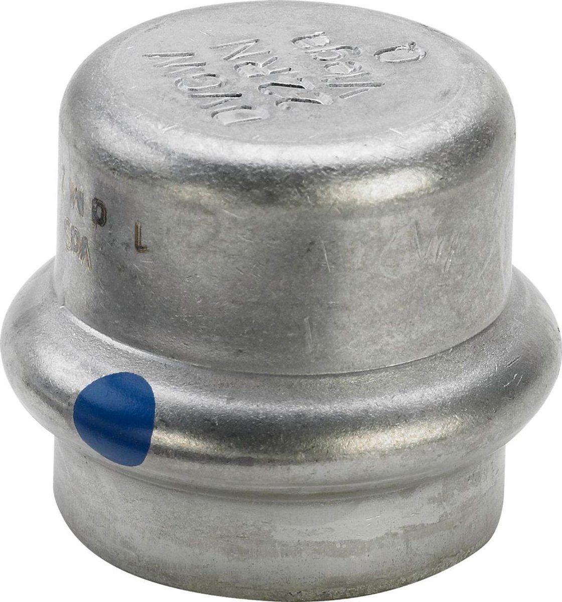 Viega Sanpress Inox LF-eindkap, d 18mm roestvrij staal model 2356LF, 666835