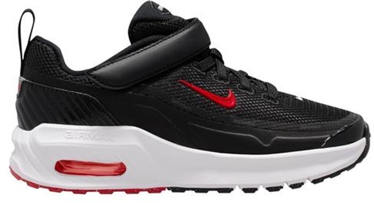 Nike Air Max Bia Sneakers - BLACK-UNIVERSITY-RED-WHITE - Maat 27.5 - Kleuter