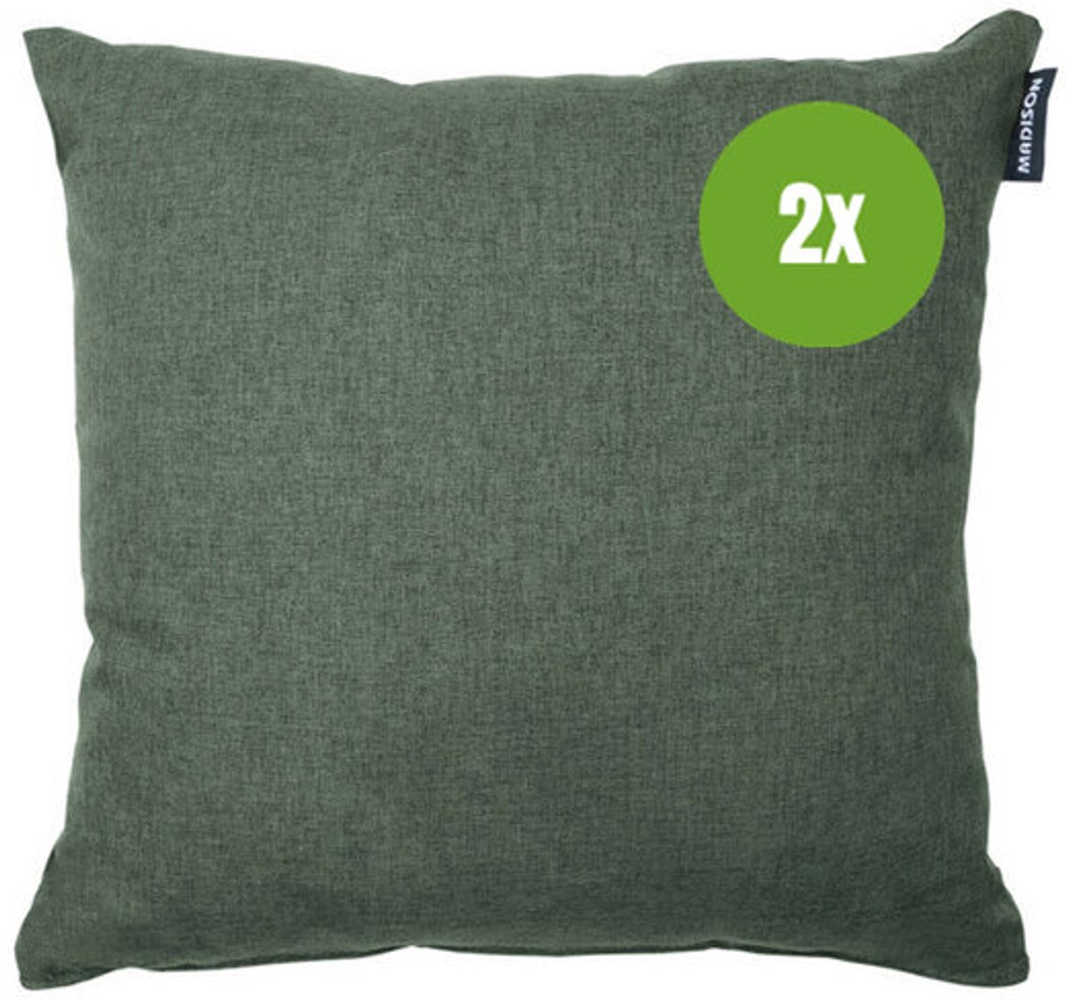 Sierkussen paspel ca.60x60cm Best deal Green 2 stuks
