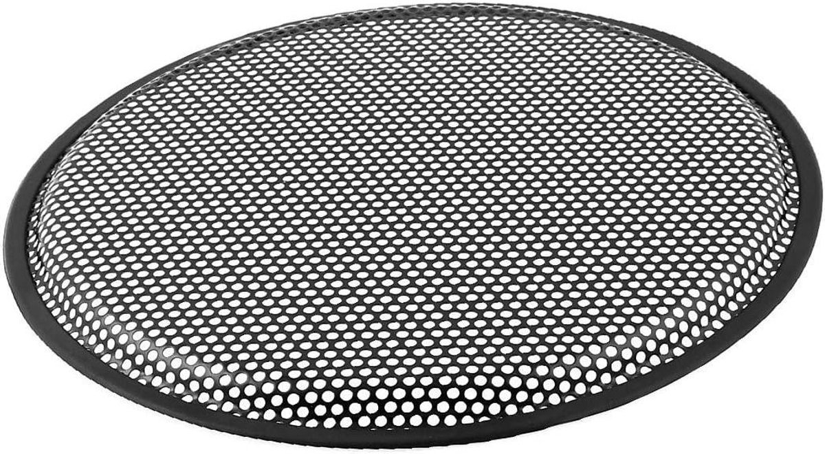 Luidspreker Grill - Subwoofer Bescherming - Audio Installatie - Robuuste Metalen Constructie - 308mm Diameter - Zwart